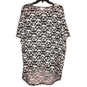 Disney Jack Skellington Woman High Low Lularoe Shirt Tee Shirt XS